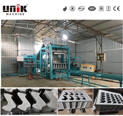 Betonblokformmaskine