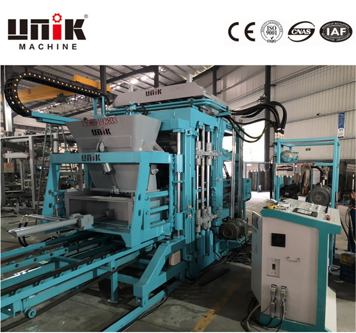 Beton interlock mursten maskine